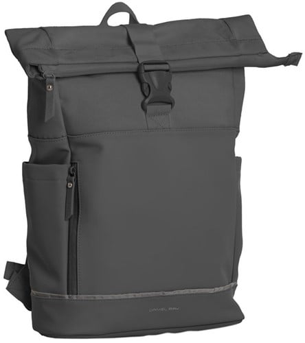Daniel Ray Pittsburgh Rolltop Laptop Rugzak Waterproof - 15,6 inch - Donkergrijs