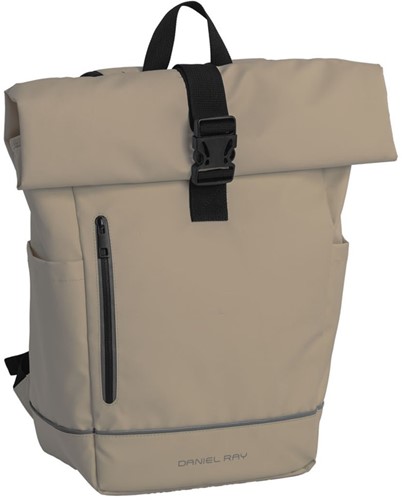 Daniel Ray Bellevue Rolltop Laptop Rugzak Waterproof - 15,6 inch - Khaki