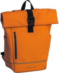 Daniel Ray Bellevue Rolltop Laptop Rugzak Waterproof - 15,6 inch - Donker Oranje
