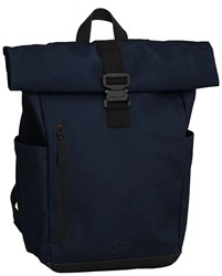 Daniel Ray Griffith Coated Canvas Rolltop Laptoprugzak - Navy