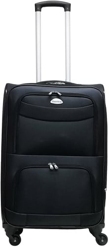 Castillo Dubai Abudabi Middelgrote Koffer - 66 cm - 65/72 Liter - Expandable - Zwart