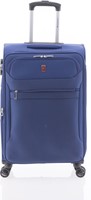 Gladiator 3D Middelgrote Koffer - 68 cm - 66/76 liter - Expandable - Blauw-3