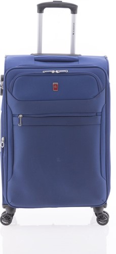 Gladiator 3D Middelgrote Koffer - 68 cm - 66/76 liter - Expandable - Blauw-3