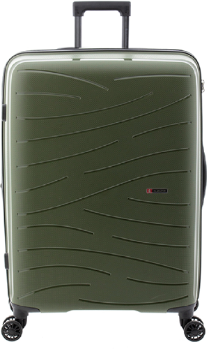 Gladiator Flow Grote Koffer - 74 cm - 105/115 liter - Expandable - Legergroen