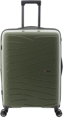 Gladiator Flow Middelgrote Koffer - 68 cm - 70/80 liter - Expandable - Legergroen