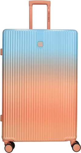 Enrico Benetti Havana Grote Koffer - 75 cm - 106 liter - Expandable - TSA Slot - Zalm Ombré
