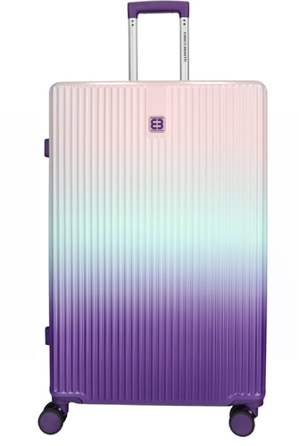 Enrico Benetti Havana Grote Koffer - 75 cm - 106 liter - Expandable - TSA Slot - Paars Ombré