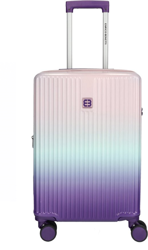 Enrico Benetti Havana Handbagage Koffer - 55 cm - 46 liter - Expandable - TSA Slot - Paars Ombré
