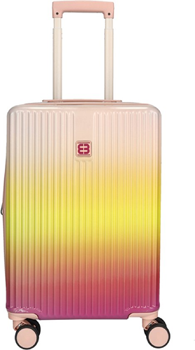 Enrico Benetti Havana Handbagage Koffer - 55 cm - 46 liter - Expandable - TSA Slot - Fuchsia Ombré