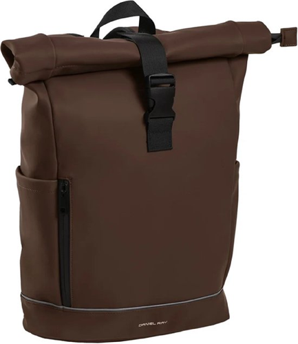 Daniel Ray Highlands Rolltop Laptop Rugzak Waterproof - 15,6 inch - Donkerbruin