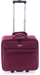 John Travel Explorer Handbagage Trolley / Laptoptrolley / Pilotcase - 45 cm - 27 liter - TSA slot - Rood