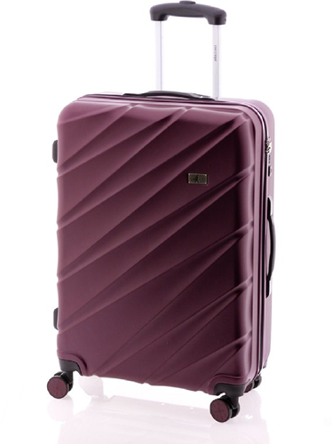 John Travel Saturn Middelgrote Koffer - 66 cm - 63 liter - TSA slot - Bordeaux Rood
