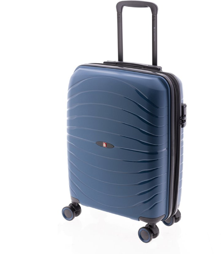 Gladiator Kick-Off Handbagage Koffer - 55 cm - 36/40 liter - Expandable - Petrolblauw