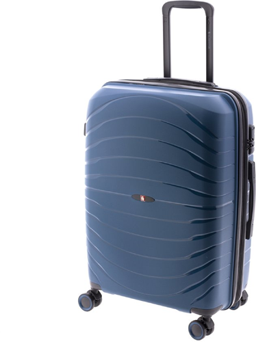 Gladiator Kick-Off Middelgrote Koffer - 67 cm - 72/90 liter - Expandable - Petrolblauw