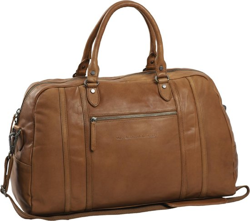 Chesterfield Cow Waxed Reistas / Weekendtas Kiel Cognac