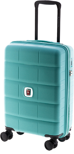 Gladiator Magic Handbagage Koffer - 55 cm - 34 liter - TSA slot - Aqua Groen