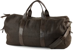 Bear Design Vesper Gevlochten Leren Weekendtas - Reistas - Bruin