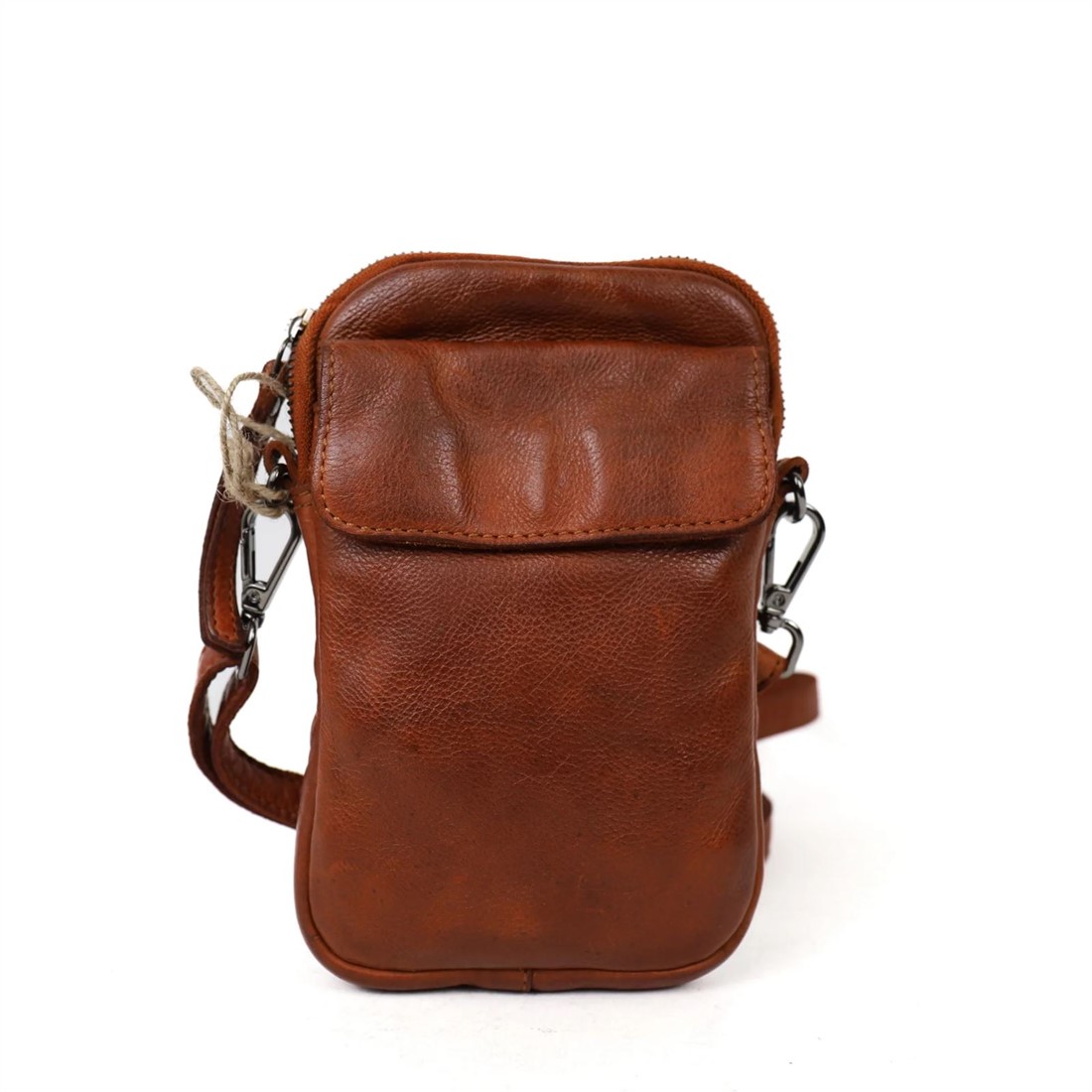 Bear Design Jenny Leren Telefoontasje / Crossbodytas - Cognac | Koffers en  Tassen