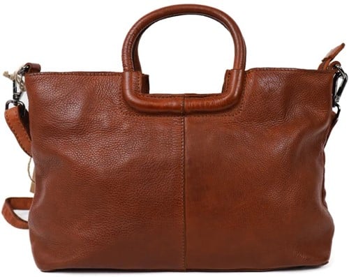 Bear Design Jasmijn M Leren Handtas - Cognac