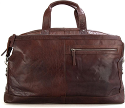 Spikes & Sparrow Atlanta Leren Weekender Reistas - Donkerbruin