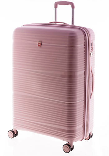Gladiator Bionic Grote Koffer - 76 cm - 100/110 liter - Expandable - TSA slot - Roze