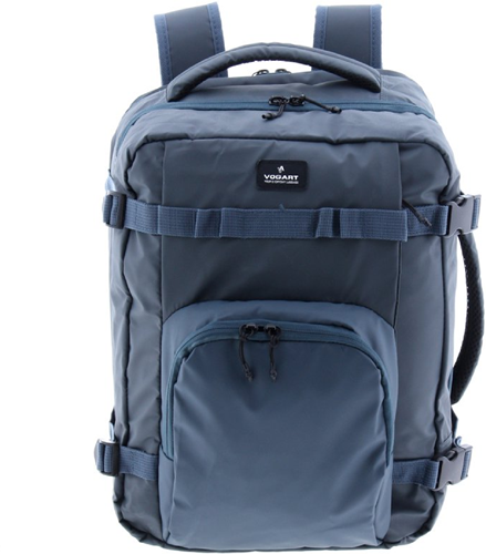 Vogart Nitro Handbagage Laptoprugzak 13" - Underseater Reistas 40x30x20 cm - Grijsblauw