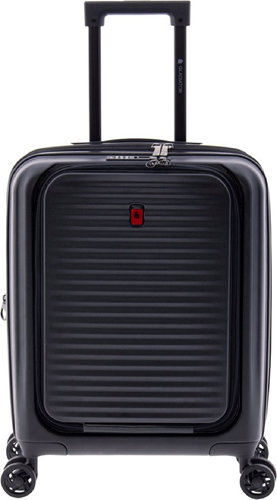 Gladiator Nomadtec Handbagage Koffer - 55 cm - 36/40 liter - Expandable - TSA slot - Zwart