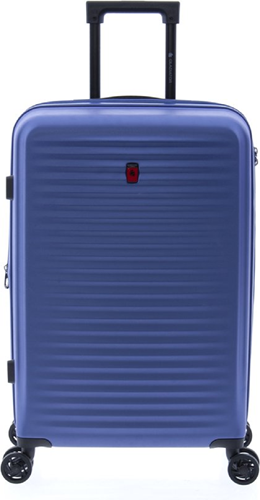 Gladiator Nomadtec Middelgrote Koffer - 65 cm - 65/78liter - Expandable - TSA slot - Blauw