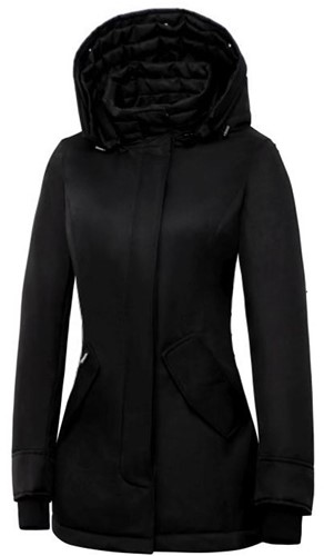 Versano Rani N Parka Dames Winterjas XS - Zwart 