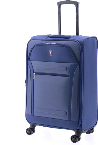 Gladiator Siroco Middelgrote Koffer - 68 cm - 76 liter - Expandable - TSA slot - Blauw