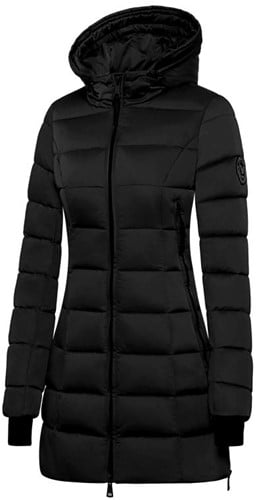 Versano Sky Dames Slim Fit Winterjas 4XL - Zwart