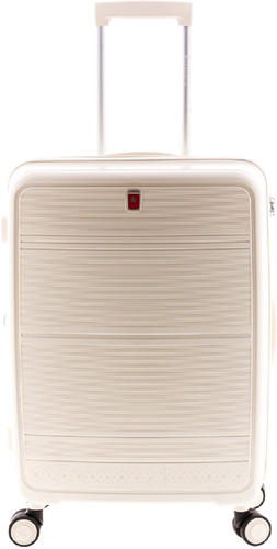 Gladiator Saona Middelgrote Koffer - 65 cm - 70/80 liter - Expandable - TSA slot - Wit