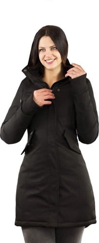 Versano Angela Dames Slim Fit Winterjas 3XL - Zwart