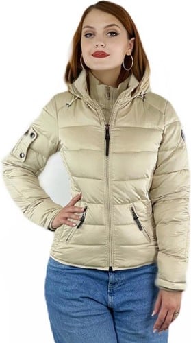Versano Shamila New Generation Korte Dames Winterjas XS - Ecru