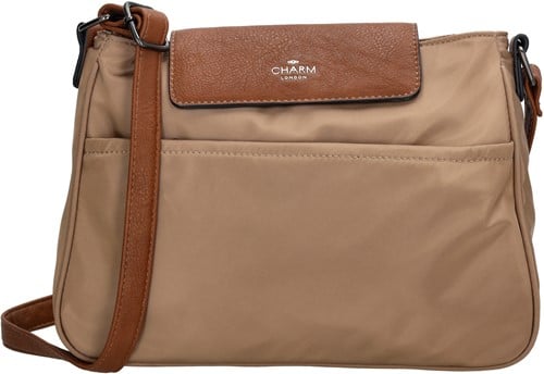 Charm London Buckingham Crossbodytas - Taupe