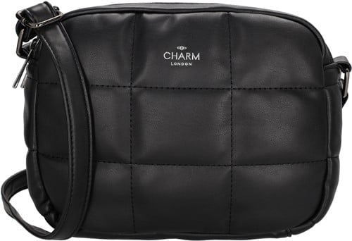 Charm London Manchester Schoudertas - Zwart