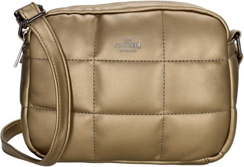 Charm London Manchester Schoudertas - Gold Bronze