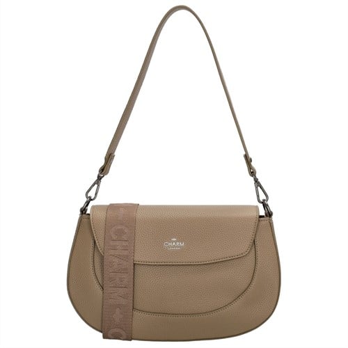 Charm London Montmartre Schoudertas / Hobotas / Kleptas - Taupe
