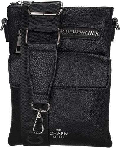 Charm London Pentonville Schoudertas - Zwart