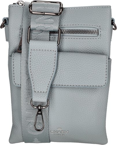 Charm London Pentonville Schoudertas - Lichtblauw