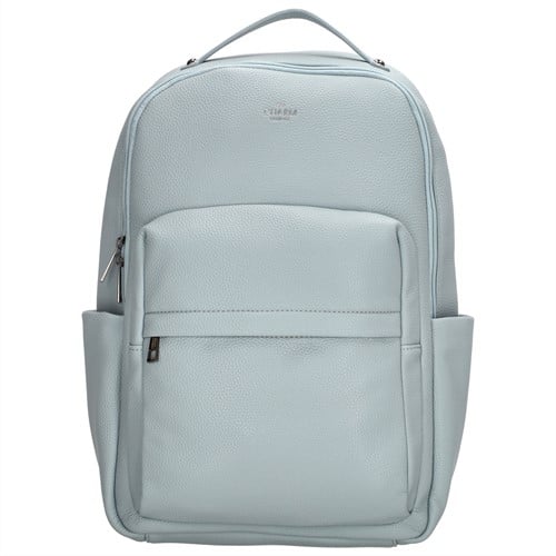 Charm London Mulberry Street Laptoprugzak - 15,6 inch - Lichtblauw