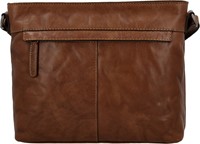 Hide & Stitches Westland Leren Schoudertas - Cognac-3