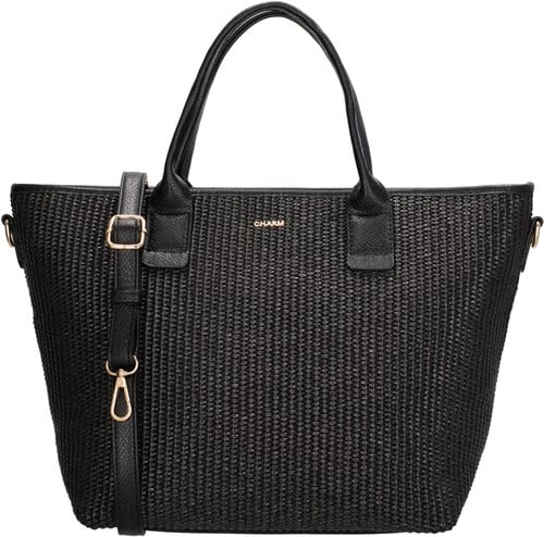 Charm London Cadorna Handtas L - Zwart