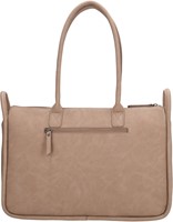 Zebra Trends Mia Laptoptas 15,6 inch - Lichttaupe-3