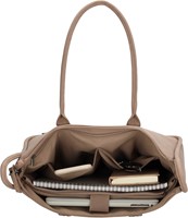 Zebra Trends Mia Laptoptas 15,6 inch - Lichttaupe-2