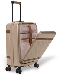 The Chesterfield Brand Zuna Handbagage Koffer - Laptoptrolley - 55 cm - 44 liter - TSA slot - Champagne